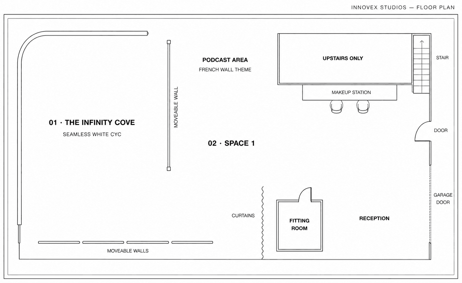 Innovex Studios floor plan